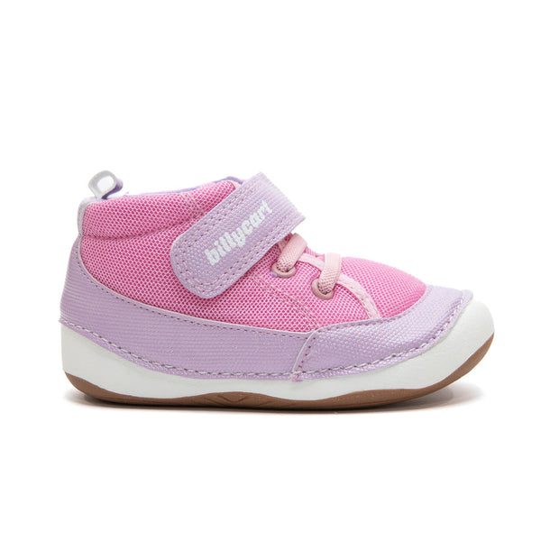 FLOSS pink and purple baby and toddler girls high top sneakers